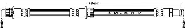 Juratek JBH1099 Brake Hose JBH1099