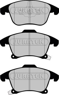 Juratek JCP8057 Brake Pad Set, disc brake JCP8057