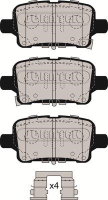 Juratek JCP8160 Brake Pad Set, disc brake JCP8160
