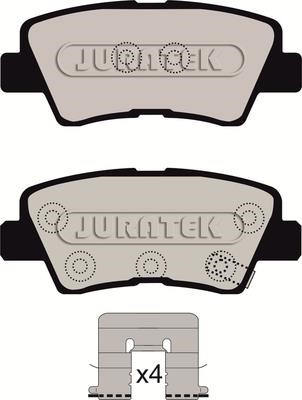 Juratek JCP8083 Brake Pad Set, disc brake JCP8083