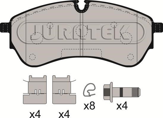 Juratek JCP8205 Brake Pad Set, disc brake JCP8205