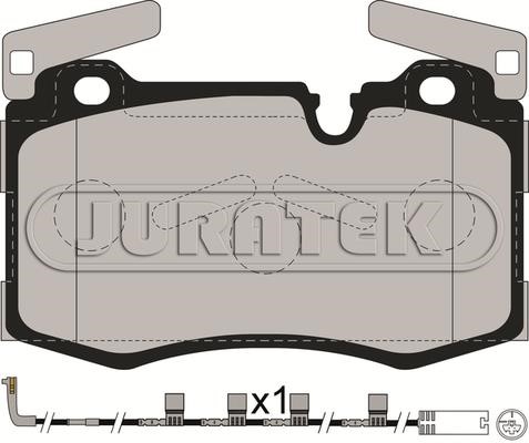 Juratek JCP8232 Brake Pad Set, disc brake JCP8232
