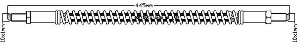 Juratek JBH1079 Brake Hose JBH1079