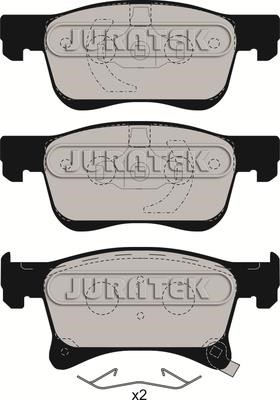 Juratek JCP8060 Brake Pad Set, disc brake JCP8060