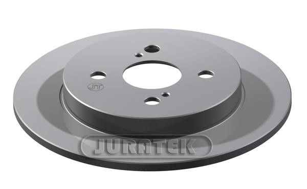 Juratek TOY206 Rear brake disc, non-ventilated TOY206