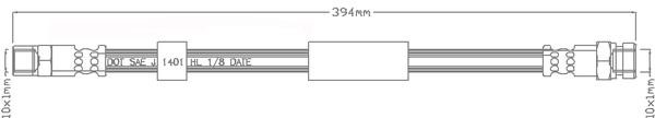 Juratek JBH1276 Brake Hose JBH1276