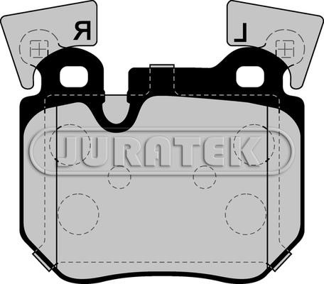 Juratek JCP071 Brake Pad Set, disc brake JCP071