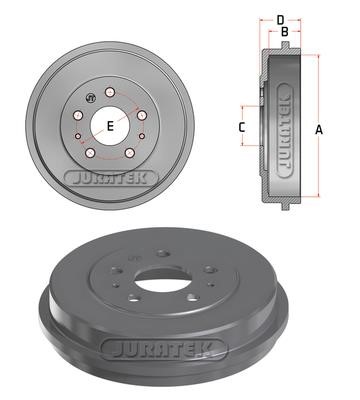 Juratek JDR039 Brake drum JDR039