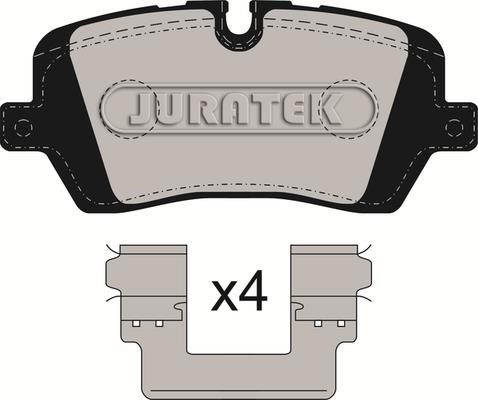 Juratek JCP8295 Brake Pad Set, disc brake JCP8295
