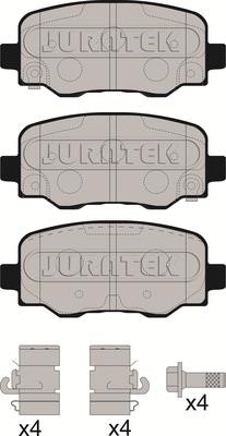 Juratek JCP8255 Brake Pad Set, disc brake JCP8255