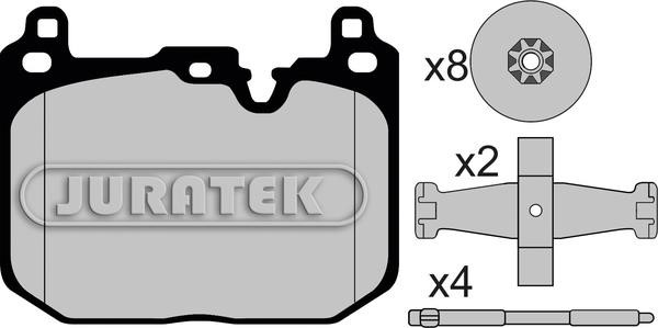 Juratek JCP8231 Brake Pad Set, disc brake JCP8231