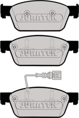Juratek JCP8043 Brake Pad Set, disc brake JCP8043