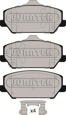 Juratek JCP8273 Brake Pad Set, disc brake JCP8273