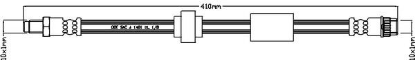 Juratek JBH1136 Brake Hose JBH1136