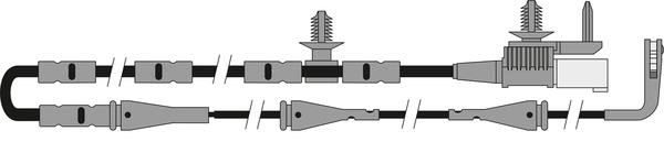 Juratek JCW274 Warning Contact, brake pad wear JCW274