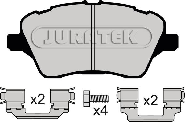 Juratek JCP4612 Brake Pad Set, disc brake JCP4612