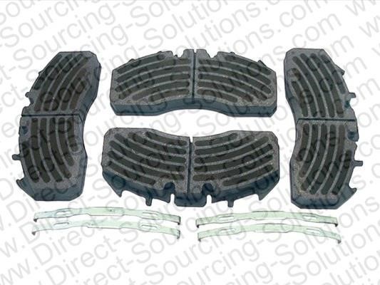 DSS 206666OEM Brake Pad Set, disc brake 206666OEM