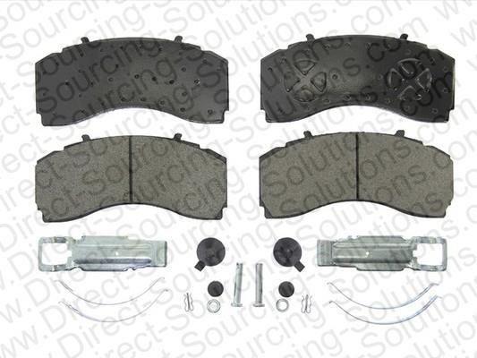 DSS 460037 Brake Pad Set, disc brake 460037