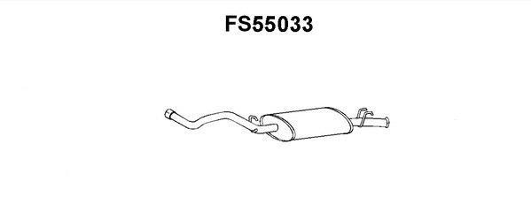 Faurecia FS55033 End Silencer FS55033