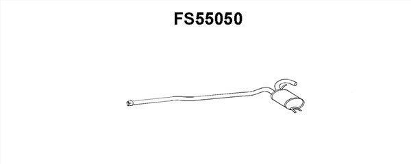 Faurecia FS55050 Middle Silencer FS55050