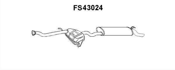 Faurecia FS43024 End Silencer FS43024