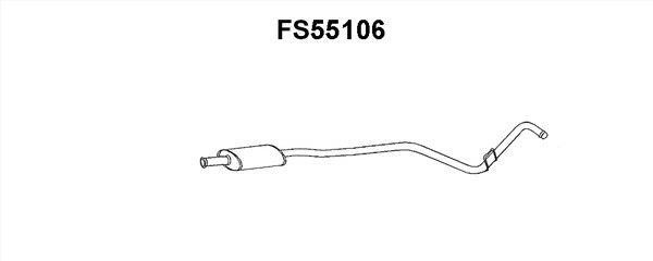 Faurecia FS55106 Middle Silencer FS55106
