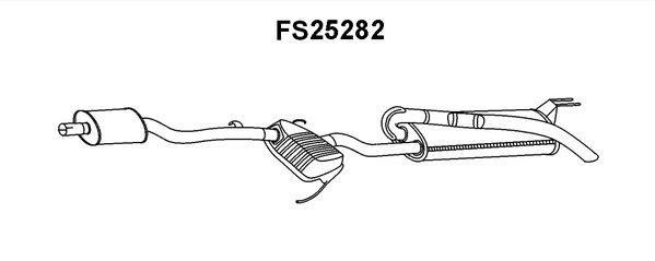 Faurecia FS25282 End Silencer FS25282