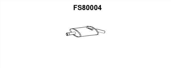 Faurecia FS80004 End Silencer FS80004