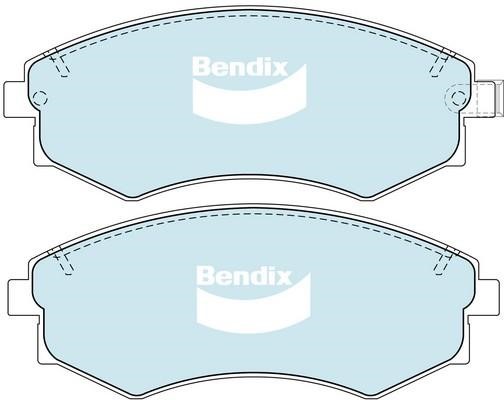 Bendix USA DB1167 HD Brake Pad Set, disc brake DB1167HD
