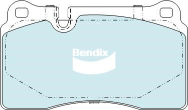 Bendix USA DB2228 HD Brake Pad Set, disc brake DB2228HD