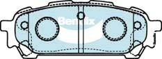 Bendix USA DB1672 GCT Brake Pad Set, disc brake DB1672GCT