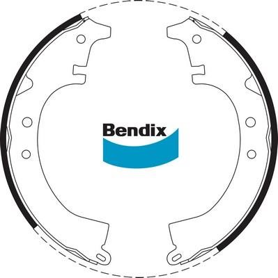 Bendix USA BS1358 Brake shoe set BS1358