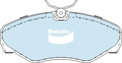 Bendix USA DB1962 HD Brake Pad Set, disc brake DB1962HD