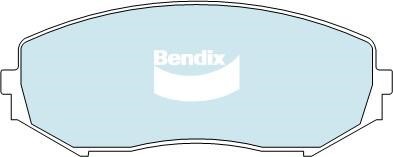 Bendix USA DB1842 -4WD Brake Pad Set, disc brake DB18424WD