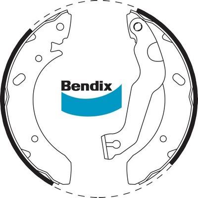 Bendix USA BS1702 Brake shoe set BS1702