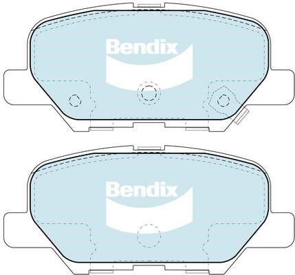Bendix USA DB2294 GCT Brake Pad Set, disc brake DB2294GCT