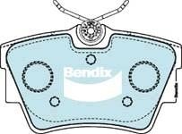 Bendix USA DB1389 GCT Brake Pad Set, disc brake DB1389GCT