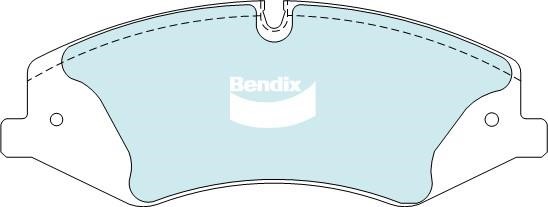 Bendix USA DB2203 HD Brake Pad Set, disc brake DB2203HD