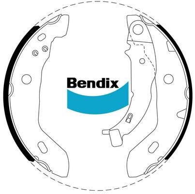 Bendix USA BS5016 Brake shoe set BS5016