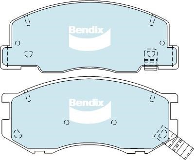 Bendix USA DB1372 GCT Brake Pad Set, disc brake DB1372GCT