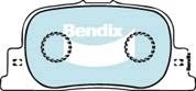 Bendix USA DB1434 GCT Brake Pad Set, disc brake DB1434GCT