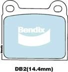 Bendix USA DB2 EURO+ Brake Pad Set, disc brake DB2EURO