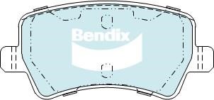 Bendix USA DB2234 HD Brake Pad Set, disc brake DB2234HD