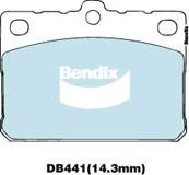 Bendix USA DB441 GCT Brake Pad Set, disc brake DB441GCT