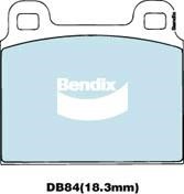 Bendix USA DB84 GCT Brake Pad Set, disc brake DB84GCT