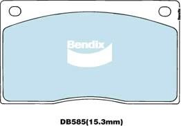 Bendix USA DB585 ULT Brake Pad Set, disc brake DB585ULT