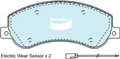 Bendix USA DB1915 HD Brake Pad Set, disc brake DB1915HD