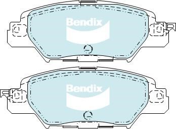 Bendix USA DB2414 4WD Brake Pad Set, disc brake DB24144WD
