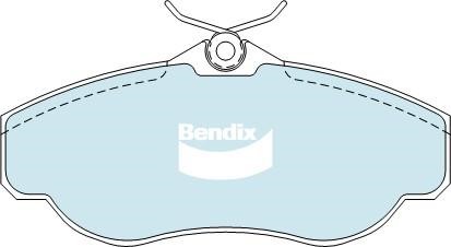 Bendix USA DB1336 HD Brake Pad Set, disc brake DB1336HD
