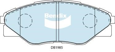 Bendix USA DB1985 HD Brake Pad Set, disc brake DB1985HD